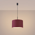 Lampe pendante NEVIA bordeaux