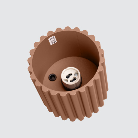 Plafonnier AURA 1 moka GU10