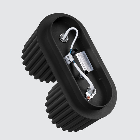 Plafonnier AURA 2 noir GU10