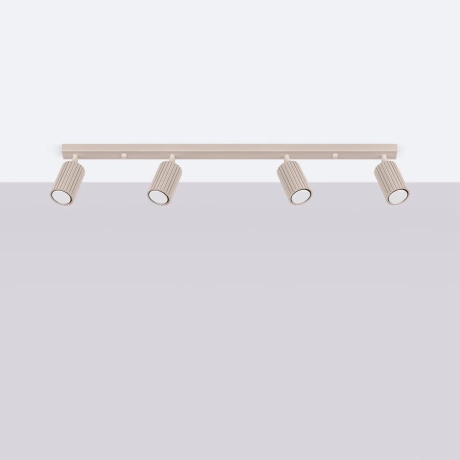Plafonnier KARBON 4L taupe