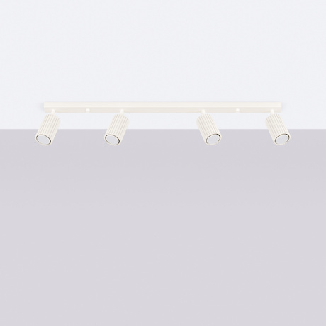 Plafonnier KARBON 4L beige