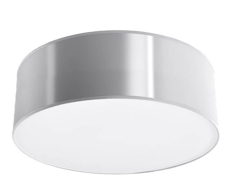 Plafond ARENA 25 GREY + 1x ampoule LED E27 3000K Warm 7.5W 620lm