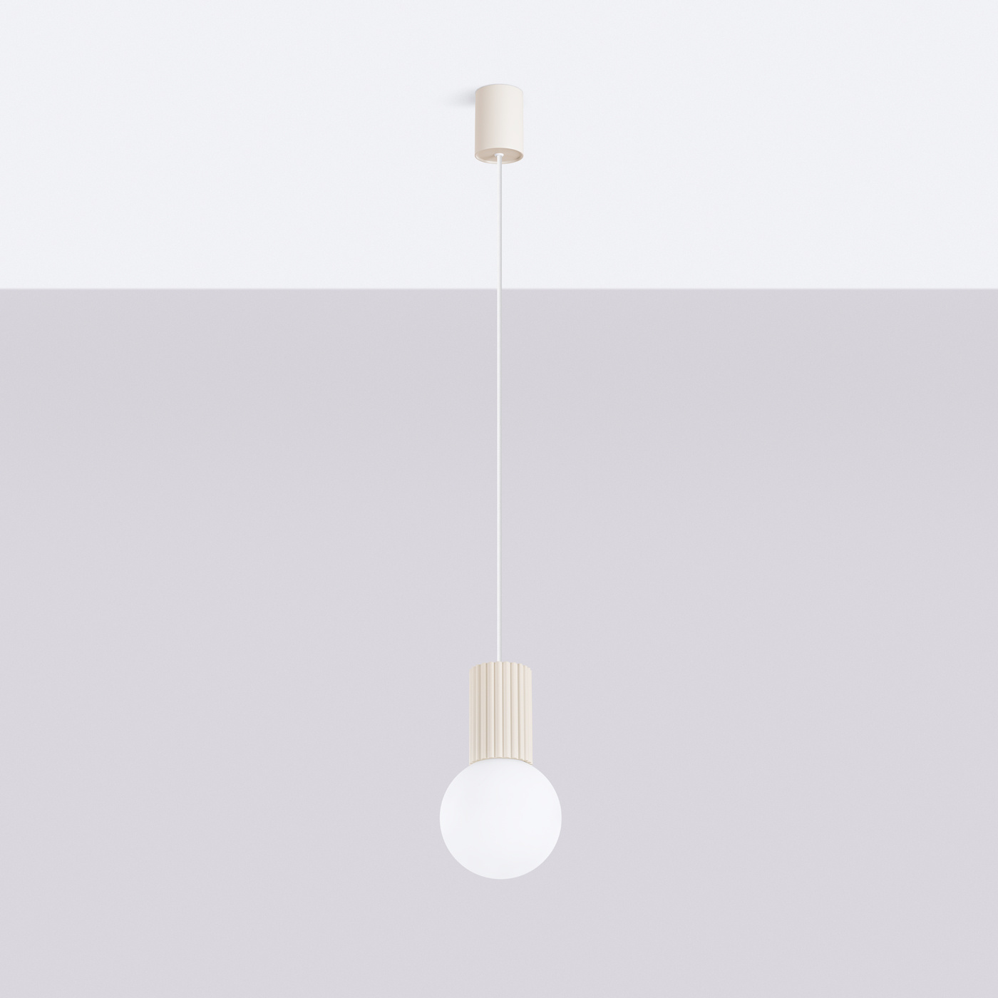 Lampe suspendue HALO 1 beige