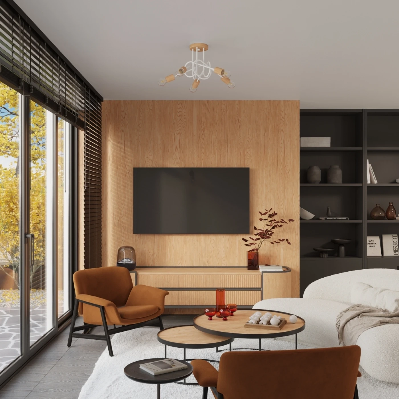 Lustre EMBER 5 blanc