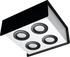 Plafond STEREO 4 blanc/noir