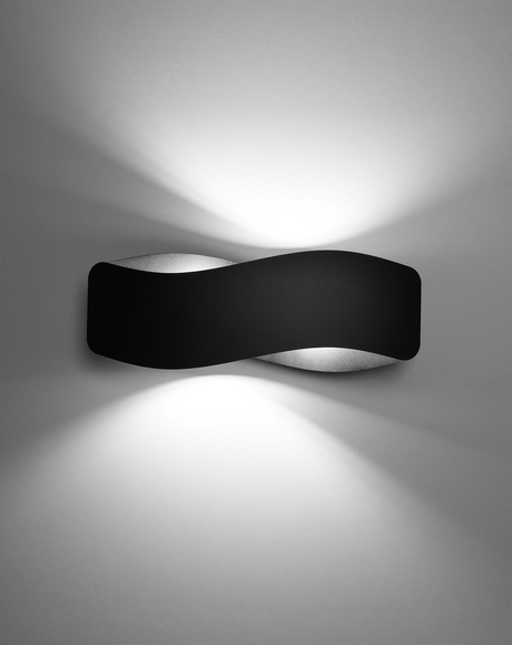 Applique TILA 40 noir + 2x ampoule LED G9 3000K Warm 4.5W 510lm