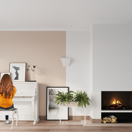 Applique CLINO 2 + 2x ampoule LED E27 4000K Froid 7.5W 650lm