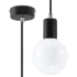 Lampe suspendue EDISON noir