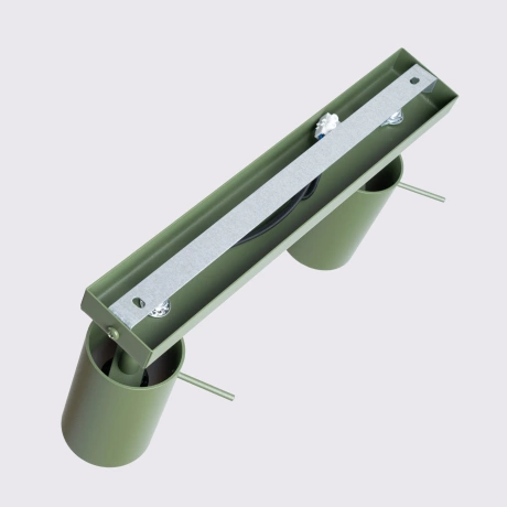 Plafonnier RING 2 vert olive