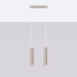 Lampe suspendue KARBON 2 taupe