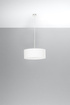 Lustre SKALA 30 blanc + 3x ampoule LED E27 4000K Froid 7.5W 650lm