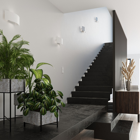 Applique MAGNUS blanc + 2x ampoule LED G9 4000K Froid 4.5W 530lm