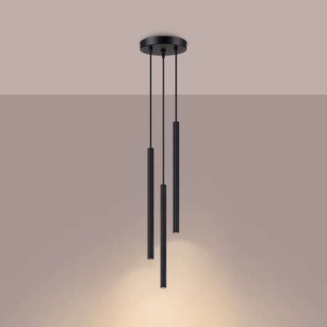 Lampe suspendue ARCHE 3P noir