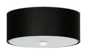 Plafond SKALA 30 noir + 3x ampoule LED E27 3000K Warm 7.5W 620lm
