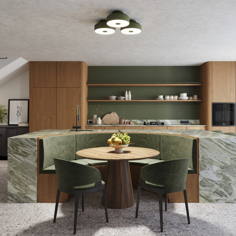 Plafonnier OMIQ vert olive