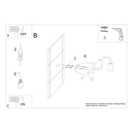 Applique VECTOR noir