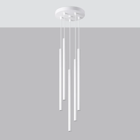 Lampe suspendue PASTELO 5P blanc