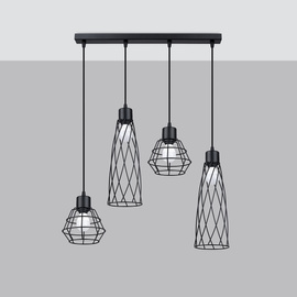 Lampe suspendue SUBA 4L noir