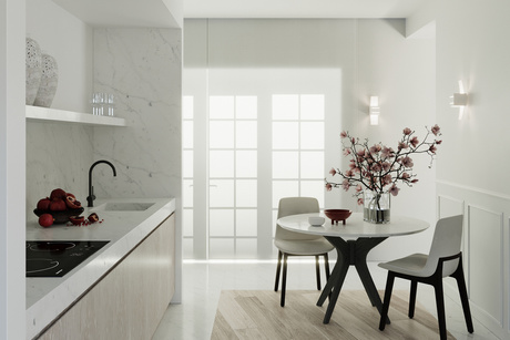 Applique LORETO blanc + 1x ampoule LED G9 4000K froide 4,5W 530lm