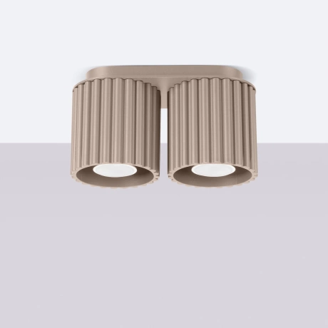 Plafonnier AURA 2 taupe GU10