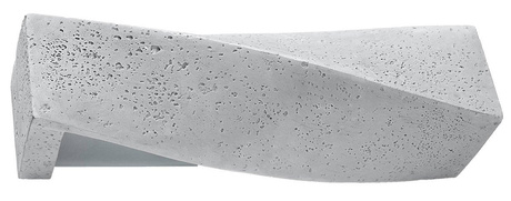 Applique en béton Sigma + 2x ampoule LED E27 4000K Cold 7.5W 650lm