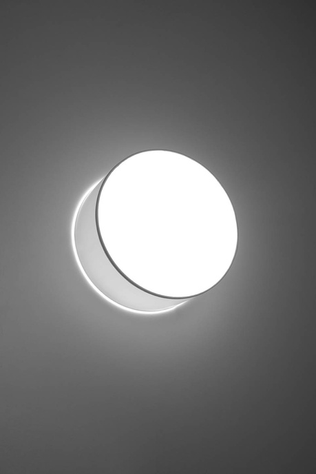 Plafond ARENA 25 GREY + 1x ampoule LED E27 4000K Cold 7.5W 650lm