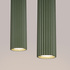 Lampe suspendue KARBON 2 vert olive