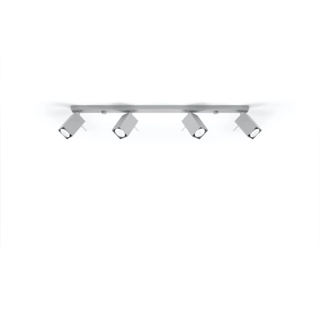 Plafonnier MERIDA 4L gris