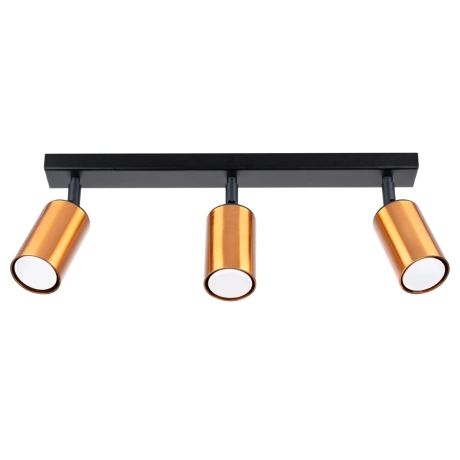 Plafonnier WINX 3 noir/cooper