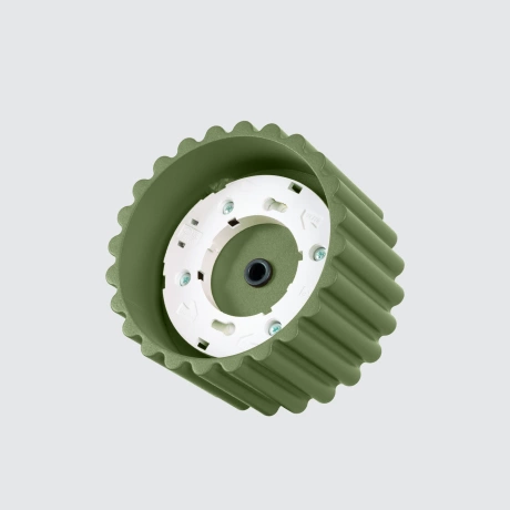 Plafonnier AURA 1 vert olive Gx53