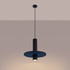 Lampe suspendue PELTA 1 noir/marine