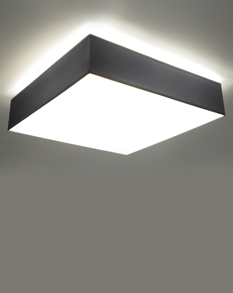 Plafond HORUS 55 GREY + 4x ampoule LED E27 4000K Cold 7.5W 650lm