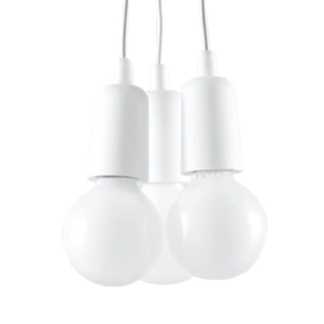 Lampe suspendue DIEGO 3 blanc