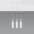 Lampe suspendue BORGIO 3L blanc