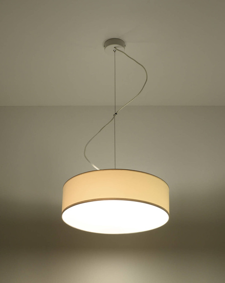 Lampe suspendue ARENA 35 WHITE + 2x ampoule LED E27 3000K Warm 7.5W 620lm