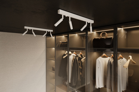 Plafond EYETECH 2 blanc + 2x ampoule LED G9 3000K Warm 4.5W 510lm