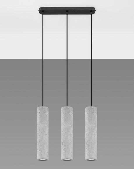 LUVO 3 lampe suspendue + 3x GU-10 3000K Warm 7W 620lm ampoule LED