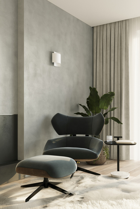 Applique IMPACT blanc + 1x ampoule LED G9 3000K Warm 4.5W 510lm