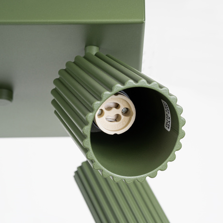 Plafonnier KARBON 4 vert olive