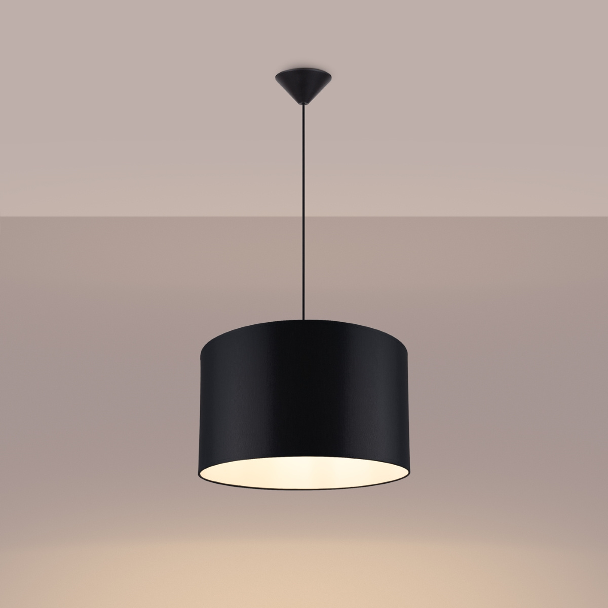 Lampe suspendue NOVA 40 noir