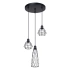 Lampe suspendue SUBA 3P noir