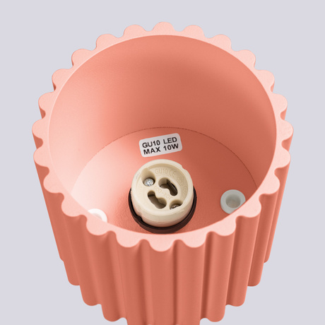 Plafonnier AURA 1 peach GU10