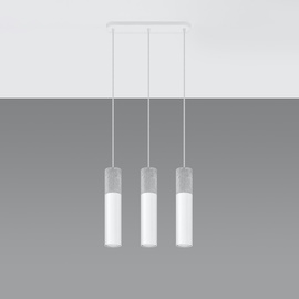 Lampe suspendue BORGIO 3L blanc