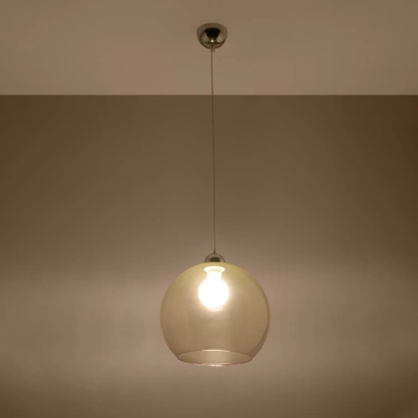 Lampe pendante BALL champagne