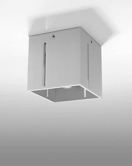 Plafond PIXAR gris + 1x ampoule LED G9 3000K Warm 4.5W 510lm