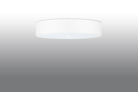 Plafond SKALA 60 blanc + 5x ampoule LED E27 3000K Warm 7.5W 620lm
