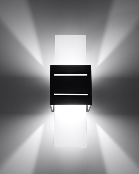 Applique LORETO noir + 1x ampoule LED G9 3000K Warm 4.5W 510lm