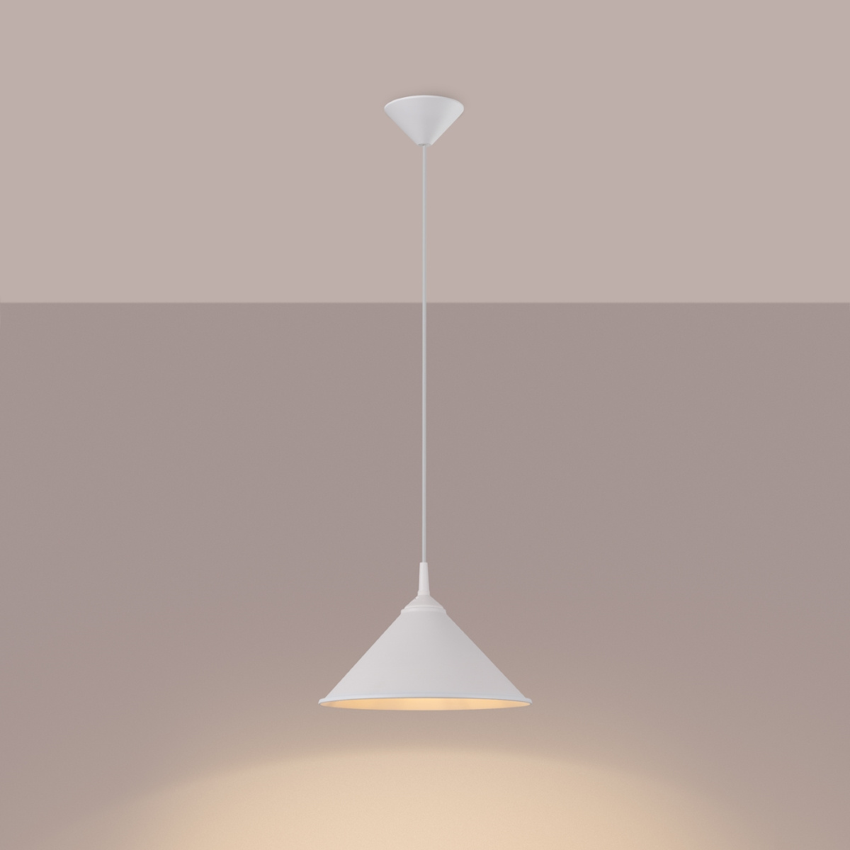 Lampe suspendue ZUMA blanc