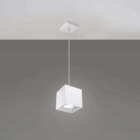 Lampe suspendue QUAD 1 blanc