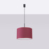 Lampe pendante NEVIA bordeaux
